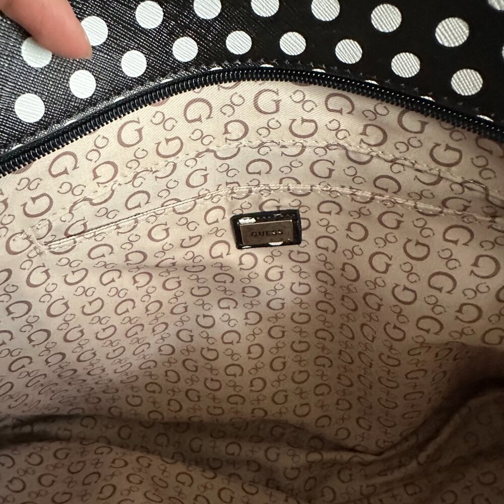 NWOT Guess Polka Dot Commuter Tote Bag - Picture 11 of 11